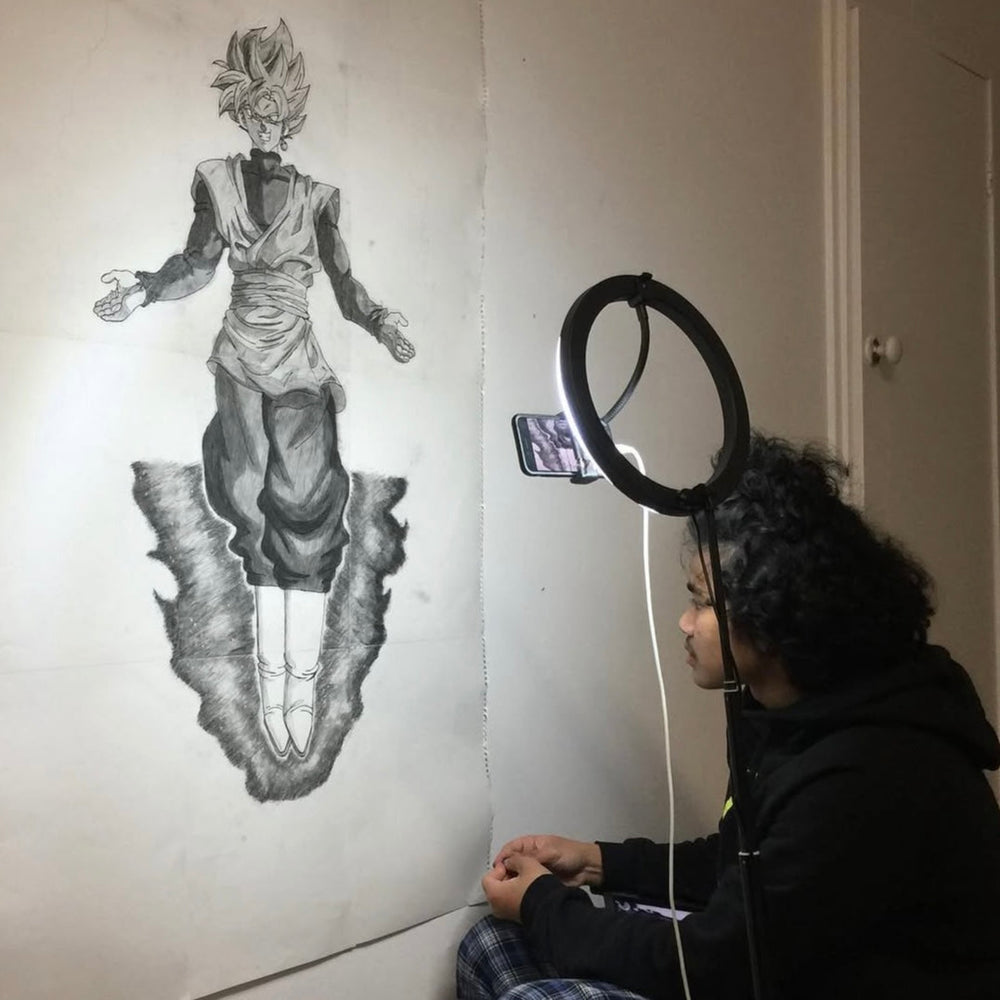 Jordan Miles Roman_Goku drawing