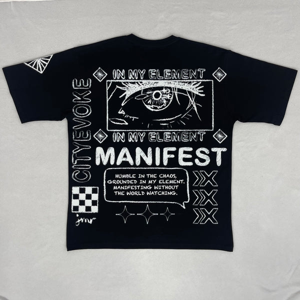 CityEvoke Manifest T-Shirt_Flatlay Back