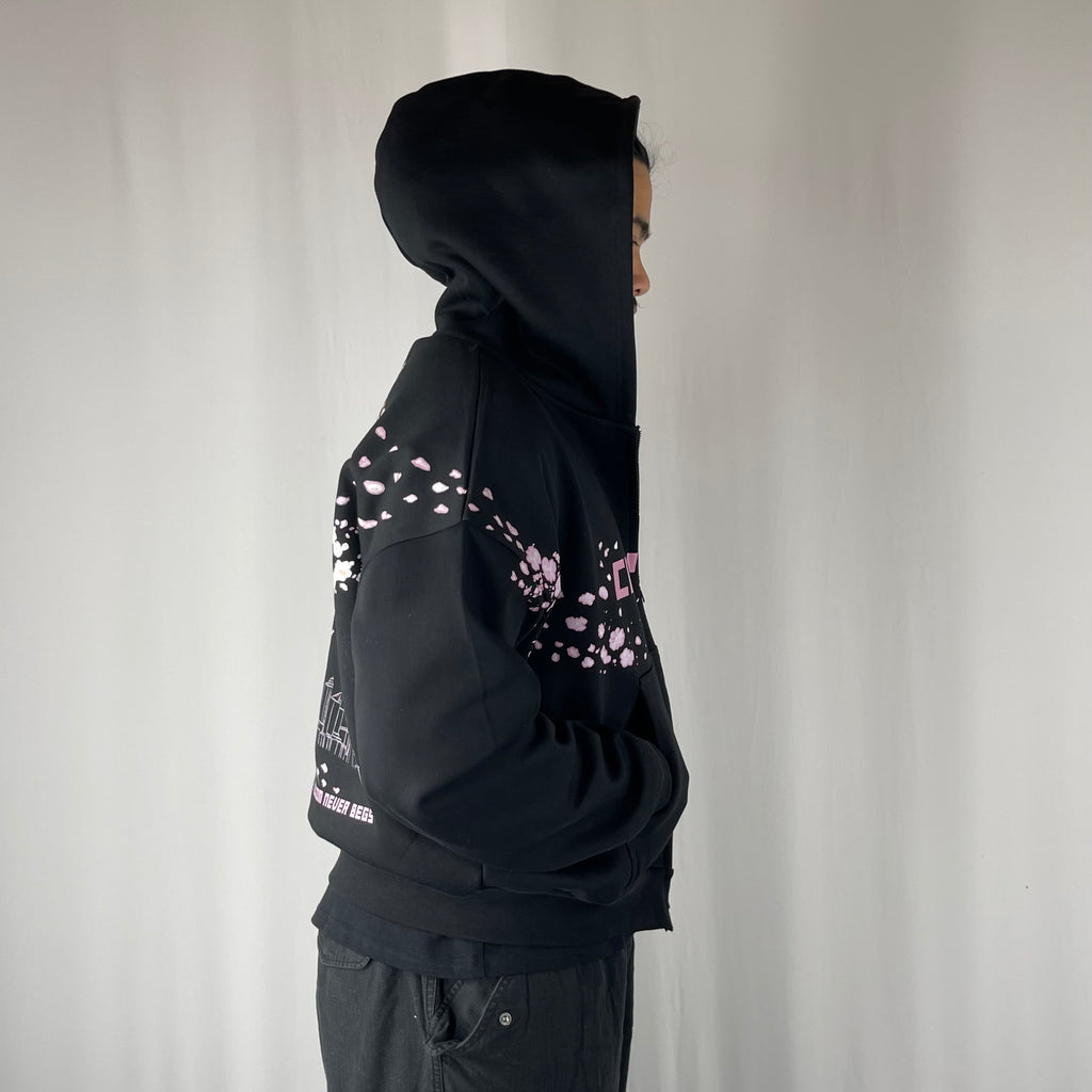 The Bloom Never Begs (Zip-Up Hoodie)