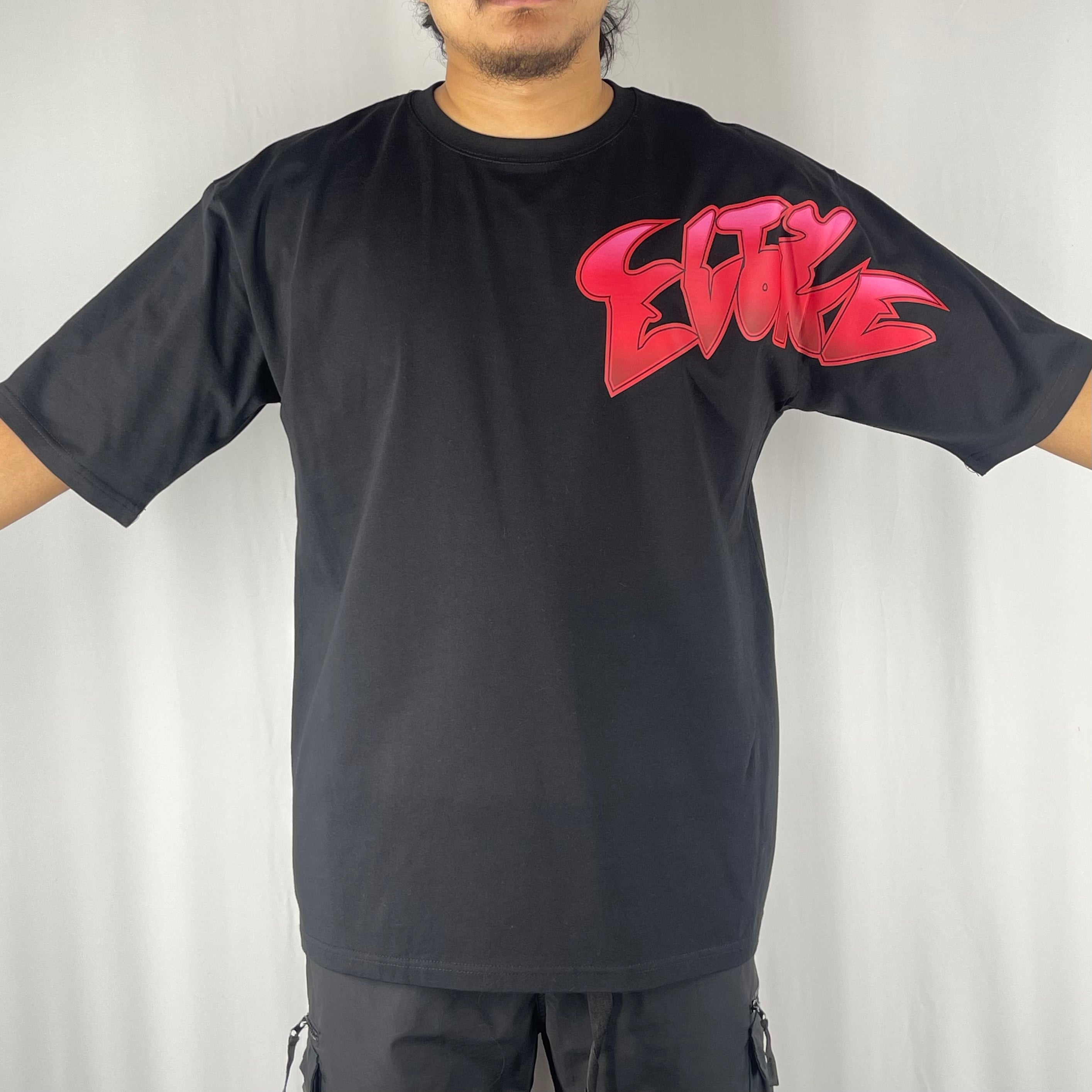 CityEvoke 'CE' Logo T-Shirt (Everyday Fit) front arms wide