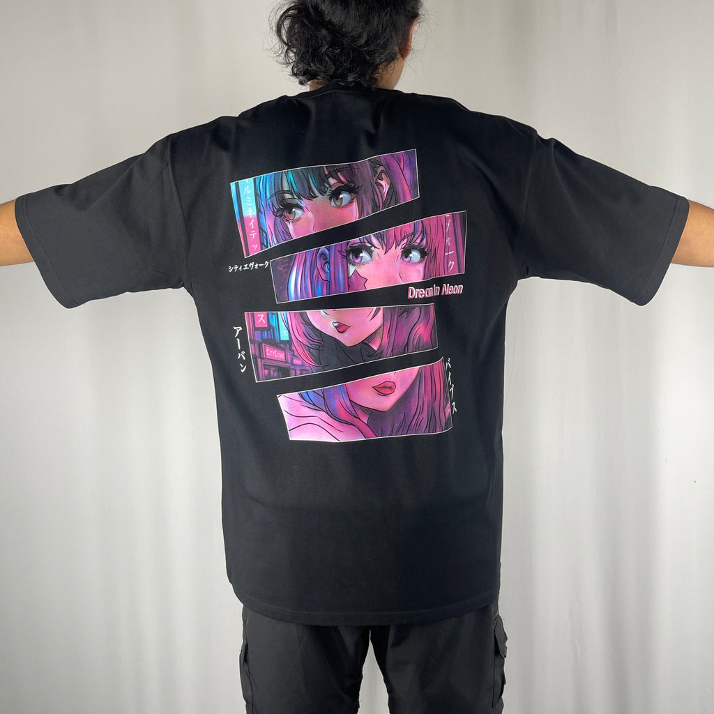  CityEvoke Consumed By The City T-Shirt (Everyday Fit) back arms wide 