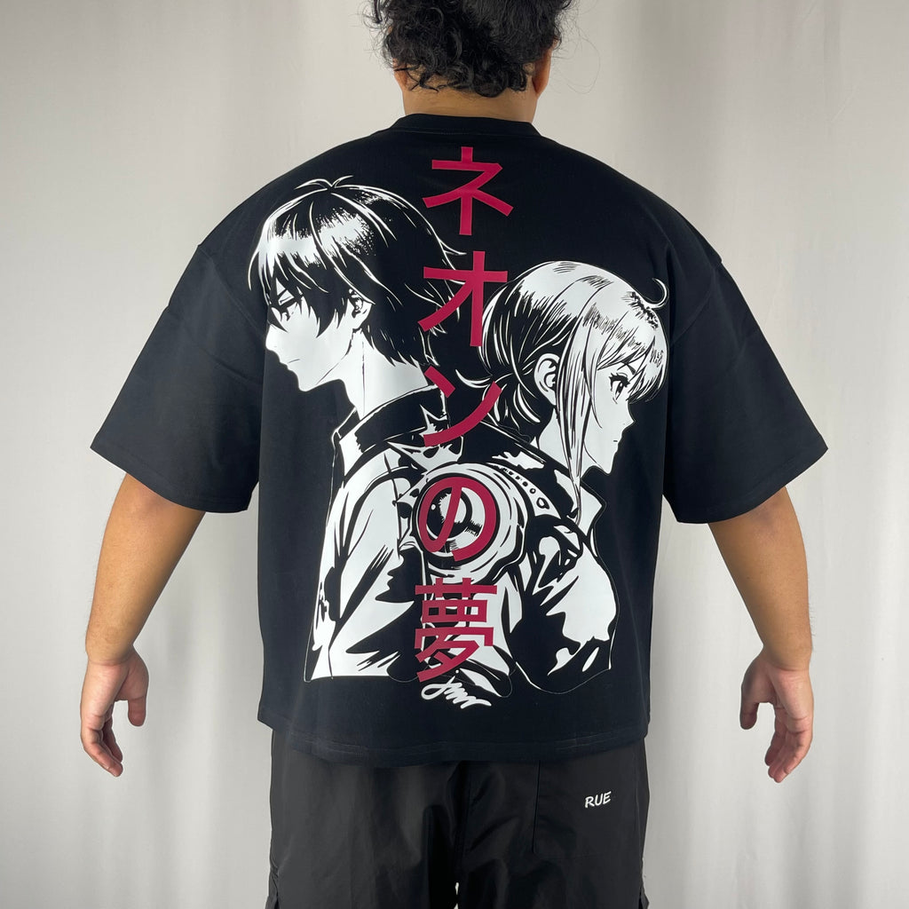 CityEvoke Neon Dreams: Opposite (Boxy Fit) back 1