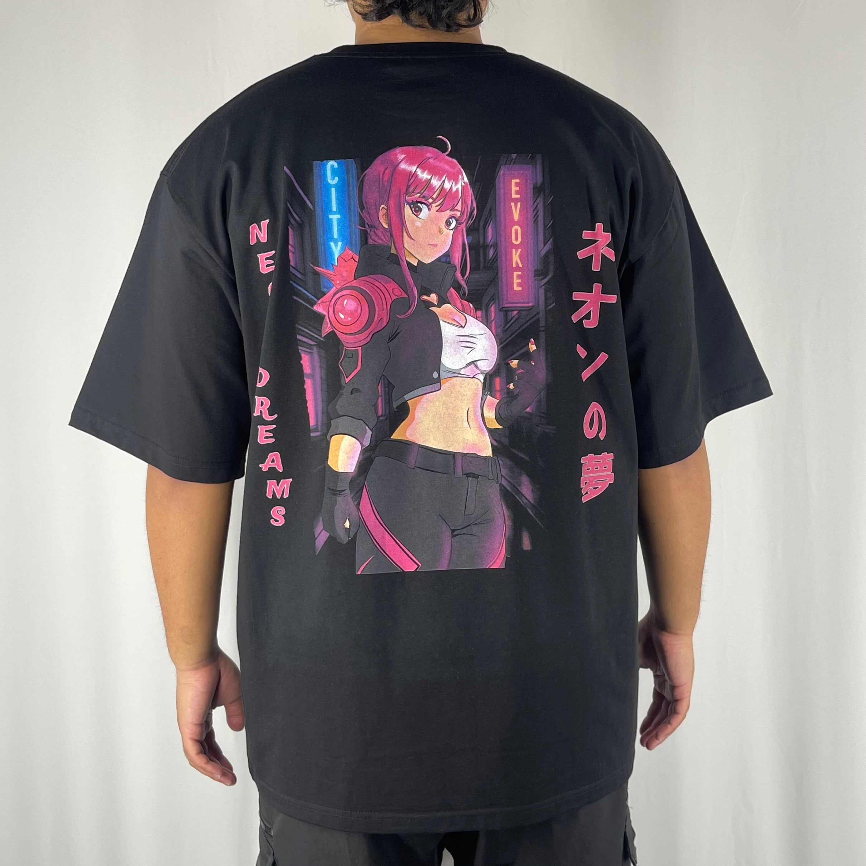 CityEvoke Neon Dreams: Zira T-Shirt (Everyday Fit) back