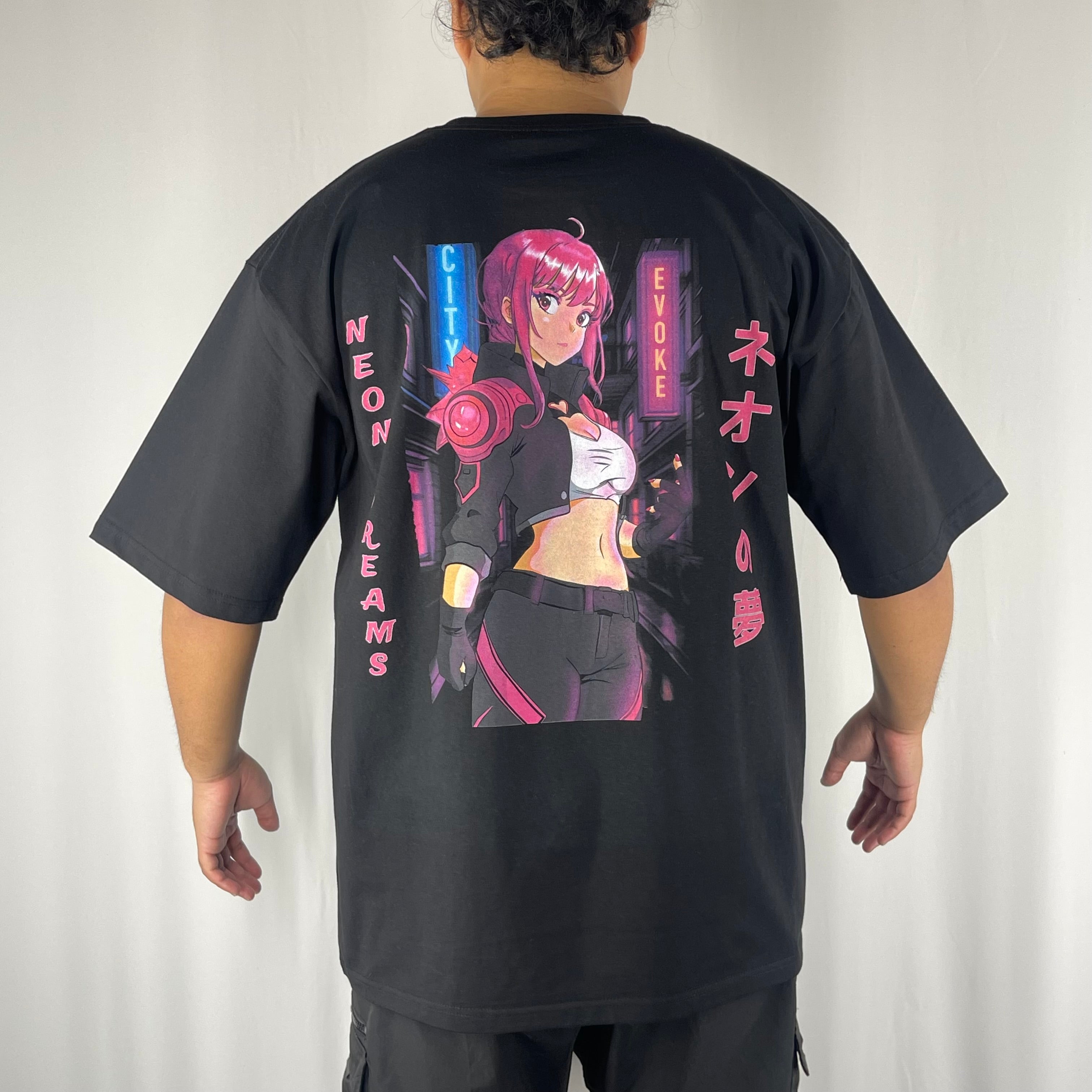 CityEvoke Neon Dreams: Zira T-Shirt (Everyday Fit) back