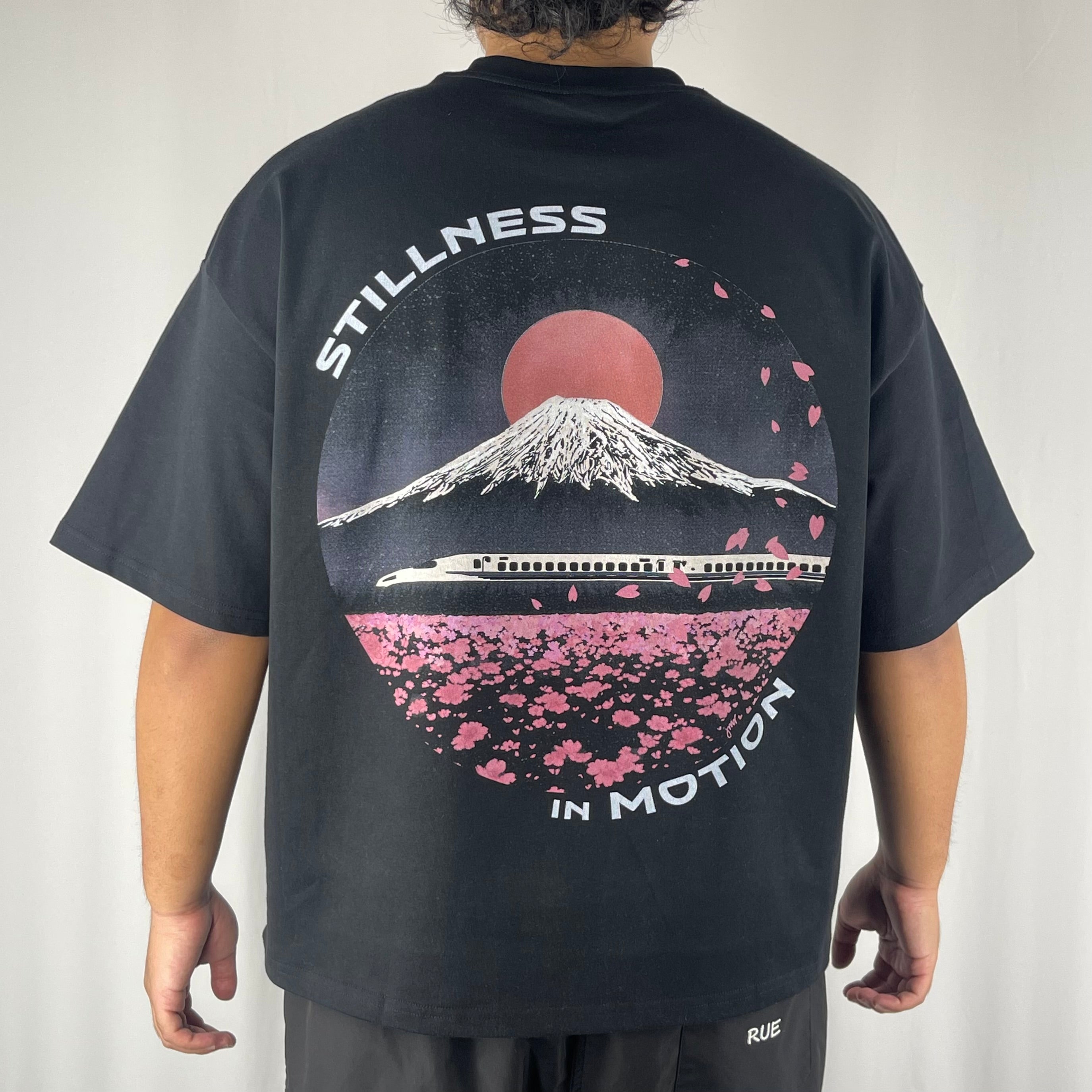 CityEvoke Stillness In Motion T-Shirt (Boxy Fit) close up