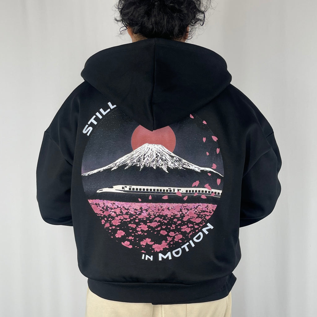 Stillness In Motion (Zip-Up Hoodie)