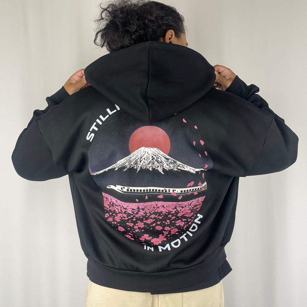 Stillness In Motion (Zip-Up Hoodie)